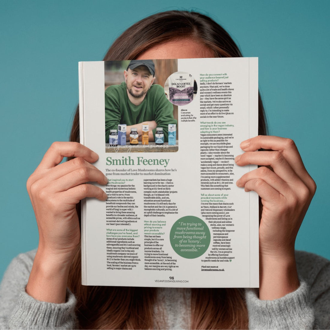 Smith: Love Mushroom co-founder shares how he’s gone from market trader to market domination