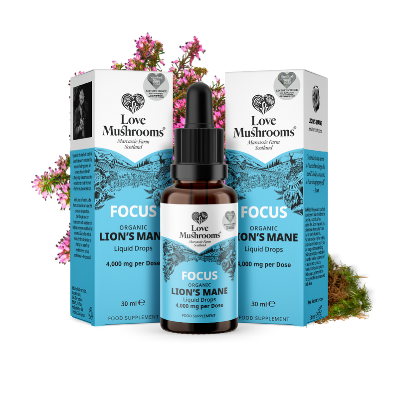 Lion’s Mane Liquid Drops (30ml) – 4000mg per Dose