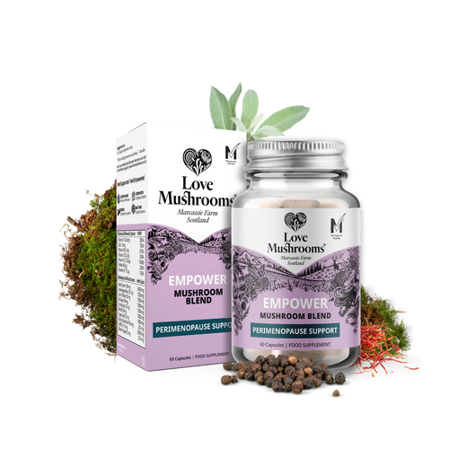 Empower – Mushroom Blend for Perimenopause Support (60 Capsules)