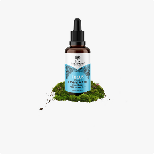 Lion’s Mane Liquid Drops (50ml) – 4000mg per Dose