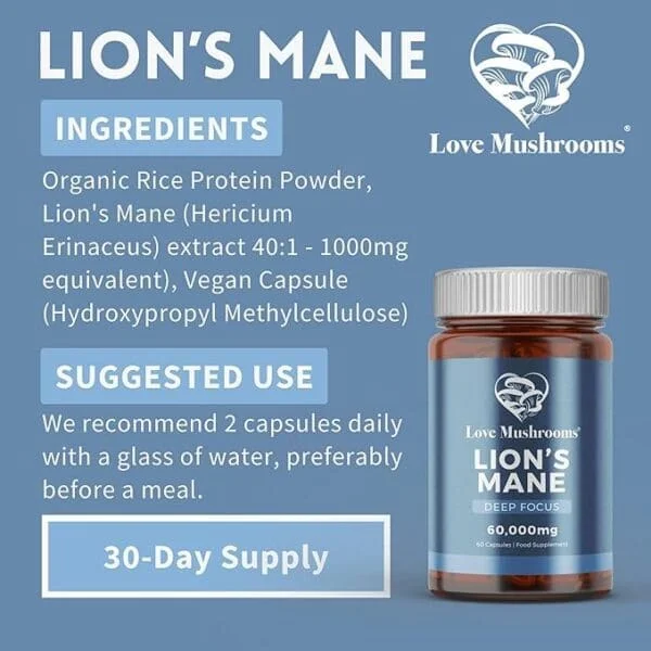 information about Lion's Mane capsules