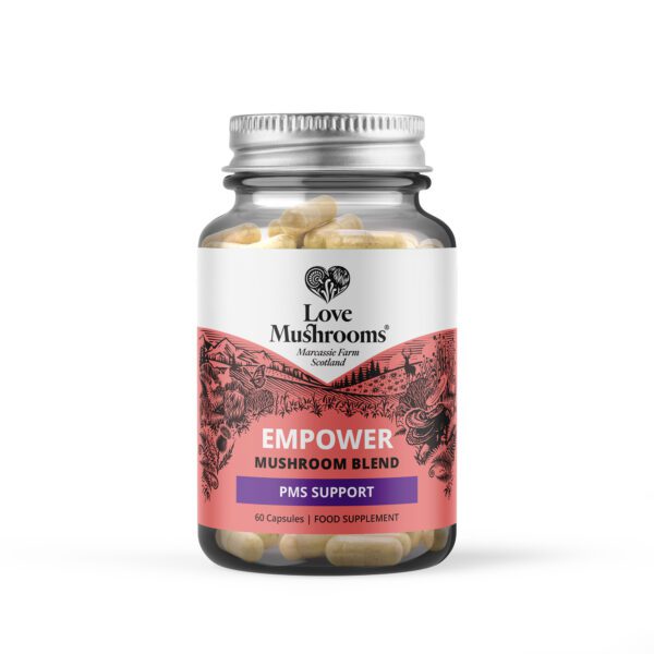 Empower – Mushroom Blend for PMS Support (60 Capsules)